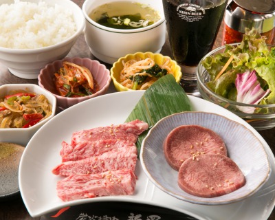 カルビ・上タン塩ランチ